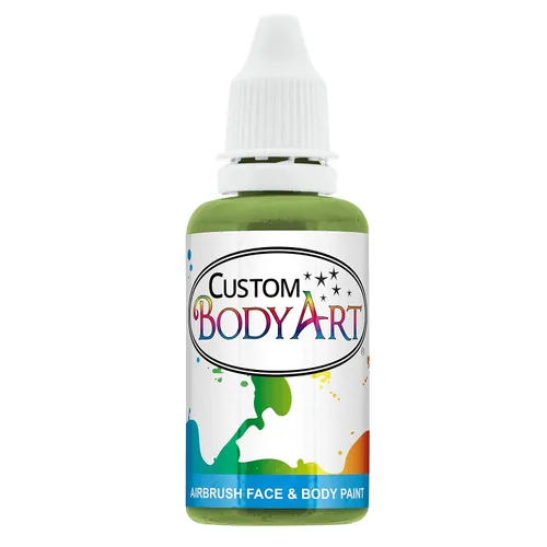 Vista 19 de Custom Body Art Pintura blanca a base de agua de 1 oz para piel, cara Blanco