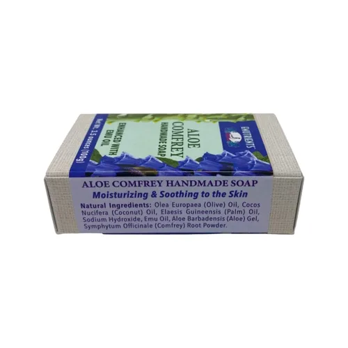Vista 2 de Jabón de consuelda de aloe Montana Emu Ranch Co. Barra de 3.5 oz