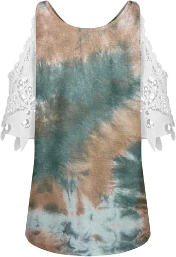 Vista 5 de Blouses for Women Dressy Casual 2023 Dressy 70s Beach Flowy Casual Outfits Casual Tops T-Shirts Blouses
