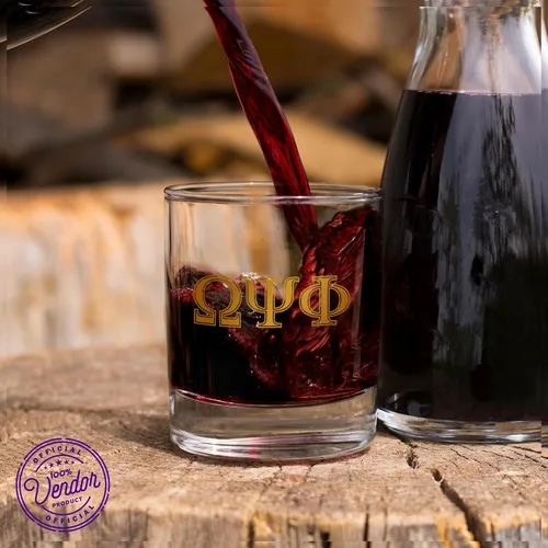 Vista 7 de BBGreek Omega Psi Phi Fraternity Parafernalia - Vasos para beber