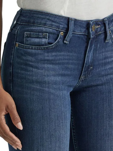 Vista 4 de Jeans Lee legendarios de talle medio para mujer, talla grande