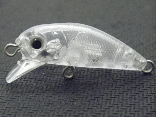 Vista 10 de 10 Señuelo en Blanco sin Pintar Minnow Crankbait de Agua Superior sin Labios Jerkbait Señuelos de Pesca