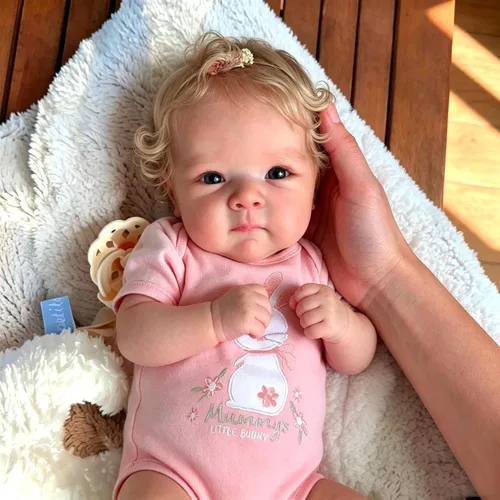 Vista 11 de Anano Muñecas de bebé Reborn de cuerpo completo de 18 pulgadas, muñeca realista recién nacida, niña anatómicamente correcta, muñecas Reborn