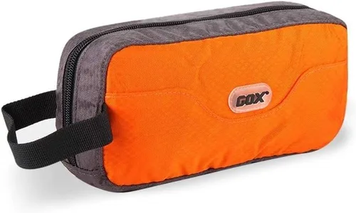 Vista 15 de GOX Neceser de viaje Dopp Kit caso para hombres multifunción bolsa organizadora de embalaje Negro/Gris