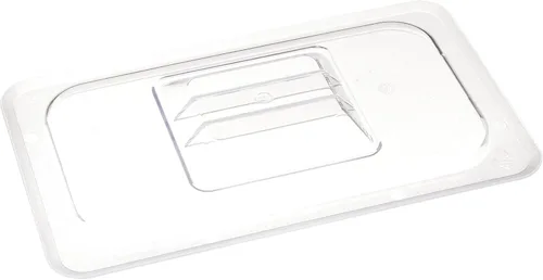 Vista 3 de Winco SP7200C Cubierta ranurada de 1/2 bandeja, transparente, mediana