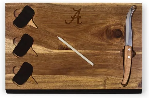 Vista 43 de PICNIC TIME NCAA NCAA - Juego de tablas de cortar y herramientas de queso de acacia Delio unisex para adultos