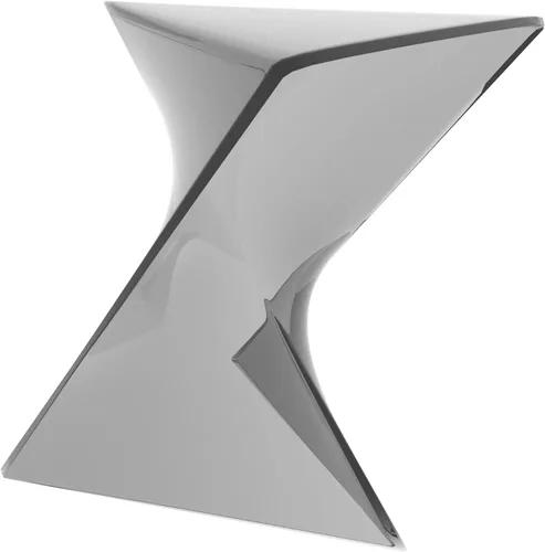 Vista 20 de LeisureMod Randolph - Mesa auxiliar apilable de 15.75 pulgadas, resistente a la intemperie, versátil mesa auxiliar triangular de plástico para sala