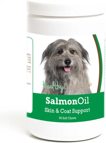 Vista 122 de Healthy Breeds Affenpinscher - Masticables suaves de aceite de salmón, 90