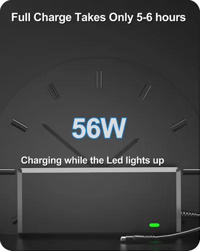 Vista 4 de WUKUR Adaptador de corriente de 56W 14V para NOCO GB70 GB150 GB250 GB250+ GB500+ arrancadores de litio XGC4 XGC Cargador de fuente de alimentación