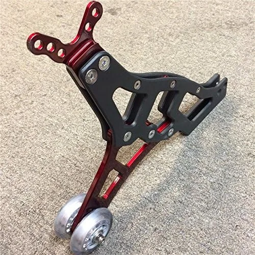 Vista 6 de XKMT-Universal Racing Sport Rear Combo Wheel Lift Stands Paddock Stands Rojo [B01442B0BM]