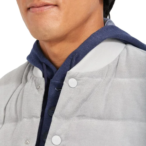 Vista 5 de Mizzen + Main Chaleco ligero resistente al agua para hombre, con botones frontales, colección York