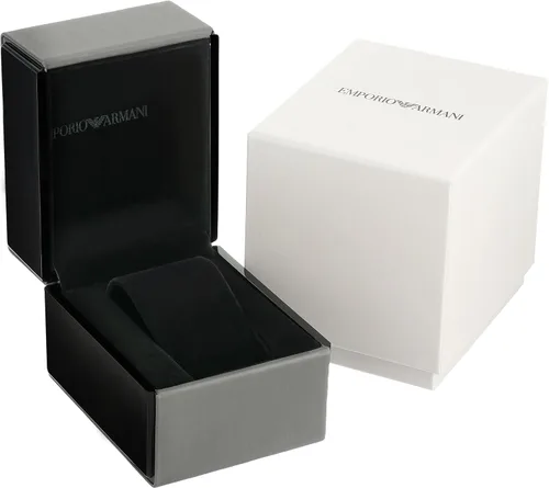 Vista 3 de Emporio Armani Reloj inteligente ART3016 para hombre con pantalla analógica de cuarzo color negro NegroNegro Reloj inteligente reloj inteligente