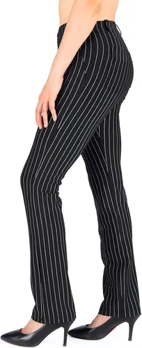 Vista 2 de Yogipace - Pantalones deportivos de yoga y de vestir para mujer, con trabillas para cinturón y pierna recta, disponibles en talla pequeña, regular