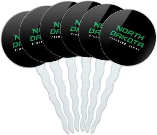 Vista 365 de Abilene Christian - Juego de 6 palillos para cupcakes con logotipo secundario