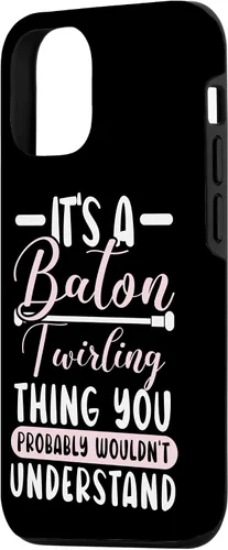 Vista 2 de Funda para iPhone 12/12 Pro A Baton Twirling Thing Majorette Baton Twirler