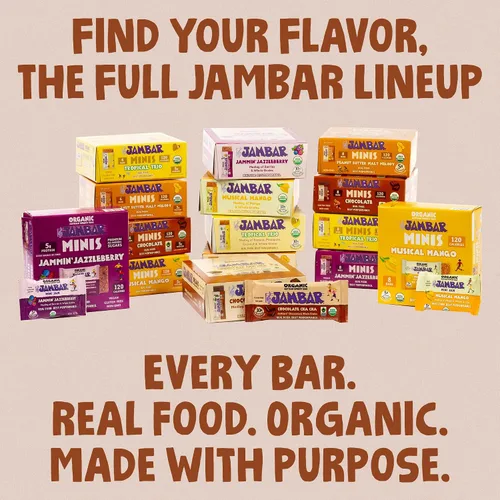 Vista 7 de JAMBAR Organic Artisan Energy Bar (Chocolate Cha Cha - 12 unidades)