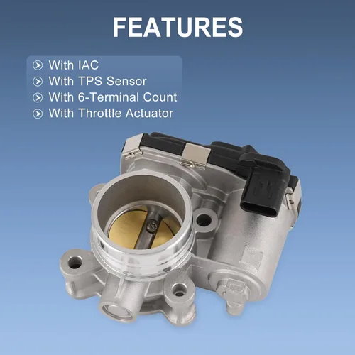 Vista 6 de 12671379 Cuerpo de acelerador electrónico de repuesto para Chevrolet Cruze 2017-2019, Cruze 2019, Equinox GMC Terrain 2018-2020, Malibu 2016-2020