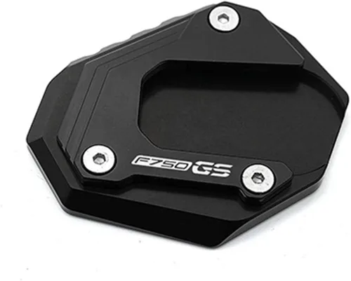 Vista 12 de Soporte lateral para motocicleta, placa de extensión para BMW F850GS F750GS F850 GS F 750 850 GSA 2018 2020 2021 2022 (color : A plateado F750GS)