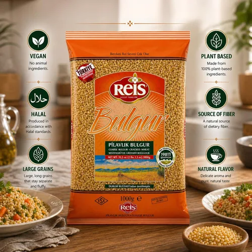 Vista 3 de Reis Bulgur grueso para Pilafs 2lb