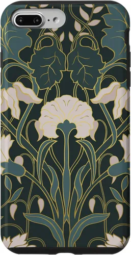 Vista 12 de iPhone 16 Art Nouveau Floral Pattern Case