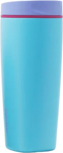 Vista 41 de Owala SmoothSip Slider - Vaso de café aislado de acero inoxidable, reutilizable, taza de café helado, taza de viaje para café caliente, sin BPA, 12
