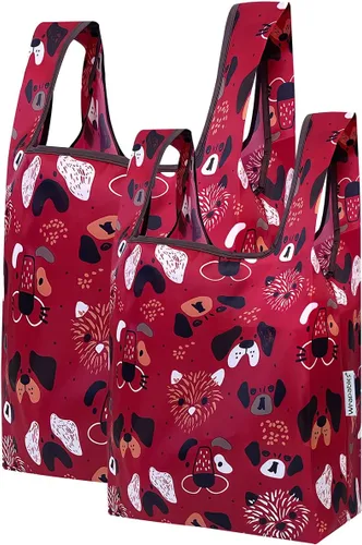 Vista 11 de Wrapables JoliBag Collection - Bolsa de compras reutilizable (juego de 2)
