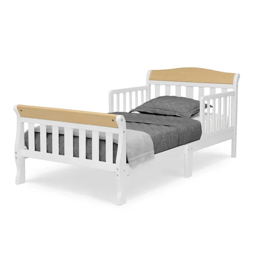 Vista 4 de Delta Children - Cama infantil modelo Canton, color Bianca White/Natural