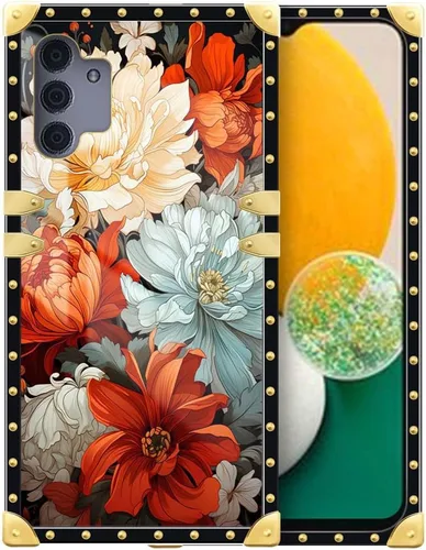 Vista 17 de Funda compatible con Samsung Galaxy A13 5G, 4 libélulas en la flor para mujeres y niñas, funda protectora de TPU suave a prueba de golpes