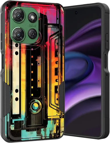 Vista 39 de para Moto G Play 4G 2024, funda de dos capas híbrida resistente y a prueba de golpes, PC duro + silicona suave protectora para Motorola Moto G Play
