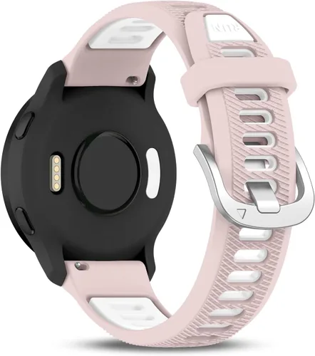 Vista 11 de Bolesi Correa de silicona de 18mm 20mm 22mm Compatible con Garmin Venu 3S/2S/Vivoactive 4S/Forerunner 265S/255S, Forerunner 165/55/245/Vivoactive