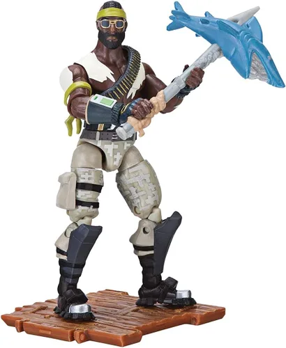 Vista 4 de Jazwares Fortnite Solo Mode Core Raptor - Paquete de figuras de bandolier