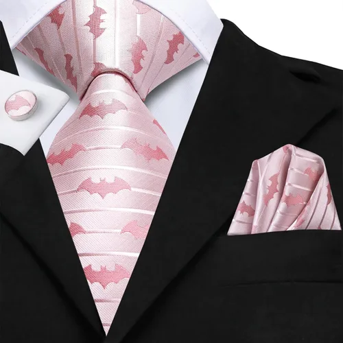 Vista 89 de Hi-Tie Corbatas de seda para hombre, diseño de cachemira a rayas, con bolsillo, gemelos cuadrados, conjunto formal de negocios