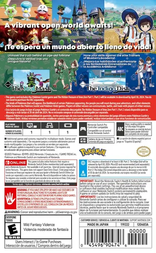 Vista 2 de Pokémon Scarlet + The Hidden Treasure of Area Zero Bundle (Game+DLC) - US Version
