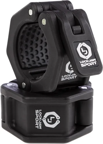 Vista 5 de Lock-Jaw Sport - Collar olímpico de barra - Abrazadera de barra de liberación rápida (negro)
