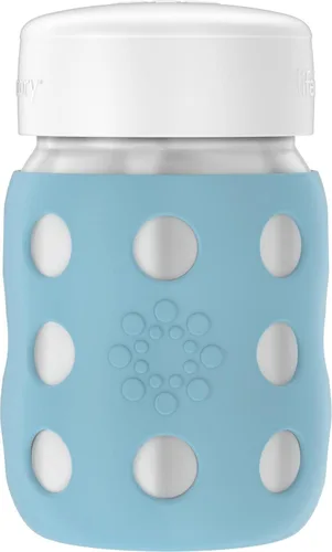 Vista 12 de Lifefactory Biberón de cuello ancho aislado al vacío de acero inoxidable de 8 onzas con pezón etapa 2 (3-6 meses) melón (LS2211WCA4)