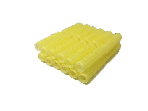 Vista 4 de Paquete de 24 mini rodillos pequeños para el cabello, con ventilación y agarre automático (azul)