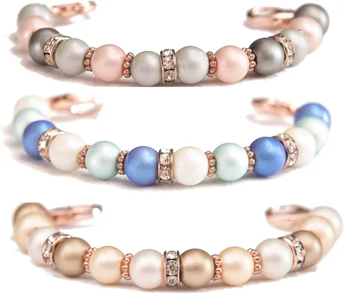Vista 14 de Pulsera de alerta médica de oro rosa, pulsera médica de repuesto intercambiable de identificación médica, etiqueta de identificación no incluida