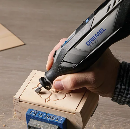 Vista 10 de Dremel 8250-5 Herramienta rotativa inalámbrica de velocidad variable de iones de litio de 12V con motor sin escobillas - 5 accesorios