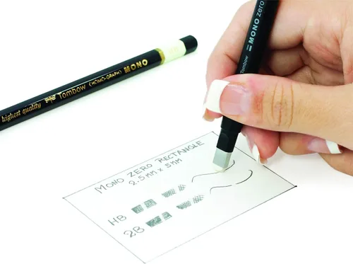Vista 5 de Tombow Borrador de soporte, Mono Zero Square Shapre Negro (EH-KUS11)