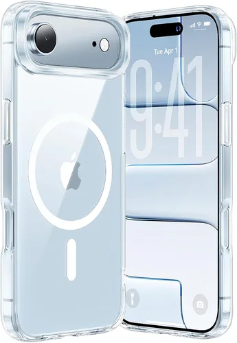 Vista 32 de Funda para iPhone 11, funda magnética con función atril [protección de grado militar] y [compatible con MagSafe], funda protectora delgada