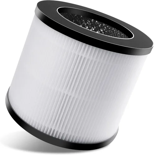 Vista 3 de Reemplazo del filtro de aire compatible con el purificador de filtro de aire MiLin MLAP003, filtración 3 en 1 de alta eficiencia, paquete de 2