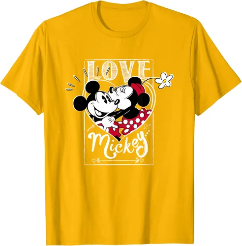 Vista 77 de Disney Mickey & Minnie Mouse Love Mickey - Camiseta para el día de San Valentín