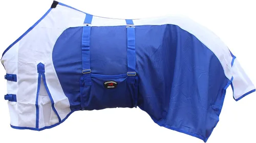 Vista 19 de CHALLENGER 78" caballo malla ligera verano hoja primavera flujo de aire blanco 73408B