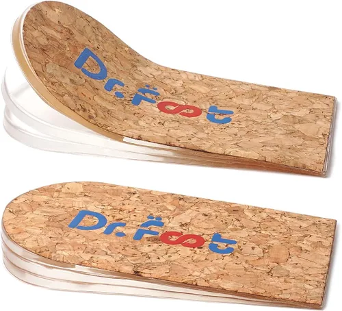 Vista 15 de Dr.Foot - Insertos ortopédicos ajustables para levantamiento de talón, plantilla de aumento de altura para discrepancias de longitud de piernas Beige