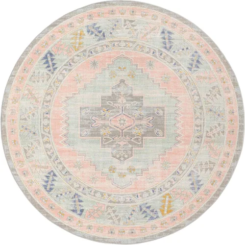Vista 21 de Unique Loom Whitney Collection - Alfombra rectangular de 2 pies 2 pulgadas x 3 pies 1 pulgadas, color azul francés/beige)