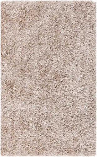 Vista 13 de Safavieh, tapete Shag New Orleans colección SG531-1313 hecha a mano, color beige y arena, 3 pies por 5 pies, Polipropileno, Gris / Gris