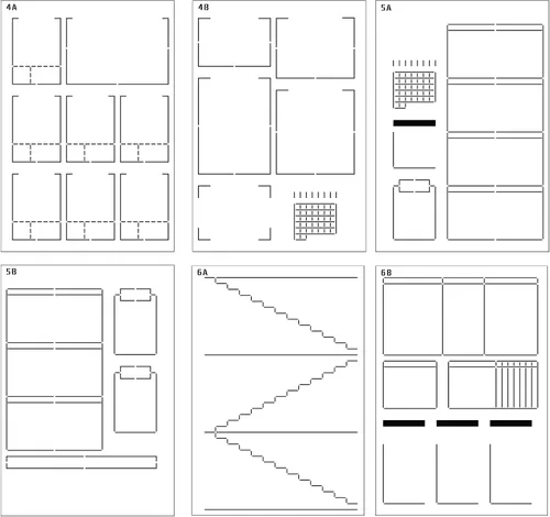 Vista 10 de Speedy Spreads - Plantillas de diario (diseños semanales #1), plantillas x6 para cuaderno de cuadrícula de puntos A5, ahorra tiempo en diseños