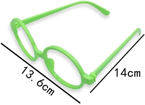 Vista 4 de LZH Encanto Mirabel Costume Glasses Earrings Cosplay Madrigal Halloween Dress Up Accessories for Kids