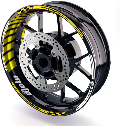 Vista 18 de MC MOTOPARTS Adhesivos para llanta de rueda 17 pulgadas Cinta adhesiva AA01 Compatible con GSX1300R GSXR1000 GSXR600 (Azul Aqua)