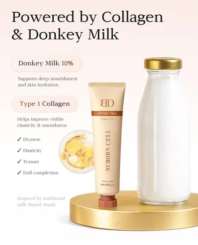 Vista 3 de Crema de colágeno con leche de burro Nuborn Cell